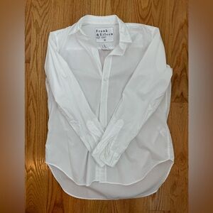 White EUC Frank and Eileen medium Frank shirt